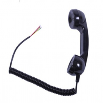 信沃A01卷曲线听筒工业级别防水防爆电话机听筒壁挂式公用电话