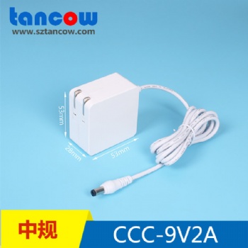 雅萌9V2A电源适配器 高品质9V2A美容仪电源适配器