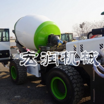 宏润 小型混凝土搅拌车建筑工地1.6-2.6方小型水泥搅拌运输罐车