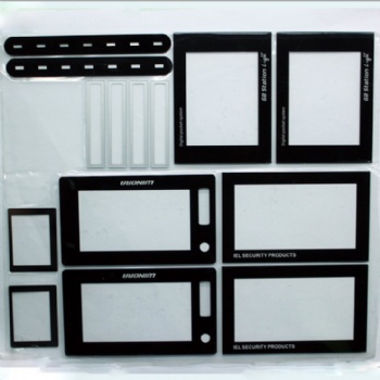 厂家视窗亚克力PC镜片 智能门锁面板 PC触摸屏数字按键