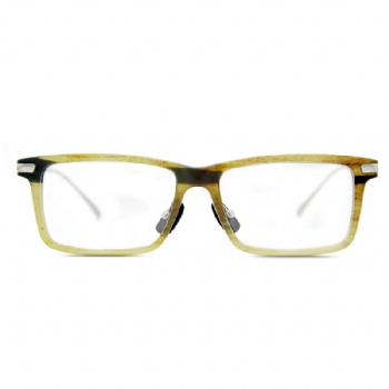 花慕FARMORE牛角眼镜 超轻超弹纯钛牛角眼镜框