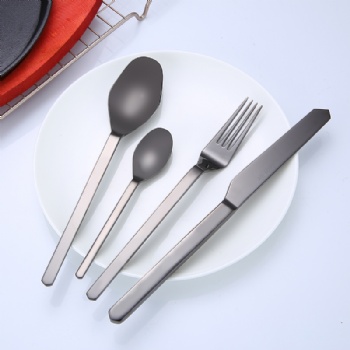 定制款304不锈钢西餐餐具刀叉勺筷 店铺任意款式定制颜色logo图案