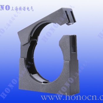 上海焕诺电气HONO波纹软管固定座，有盖尼龙软管固定座，无盖塑料管固定座，环保新料波纹软管支架，HO