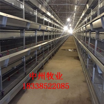 吉林地区热卖层叠式蛋鸡笼三层立式鸡笼
