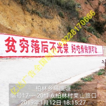 昭通墙体广告亿达周周到到的服务带给您
