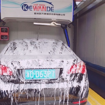 人工洗车费时费力 杭州科万德智能电脑全自动洗车机来帮您