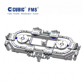 江苏FMS柔性技术 精密环形导轨 循环线 环形线 输送线 流水线