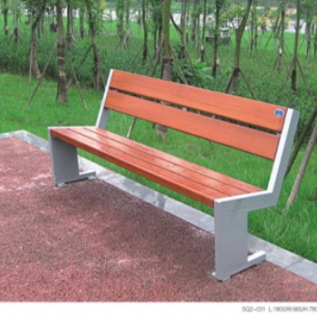 广州振兴【公园椅价格表】钢制结构公园椅 菠萝格木椅定做