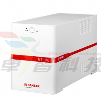 杭州SANTAK山特UPS/ET1100后备式不间断电源防浪涌稳压系统1100VA/600W