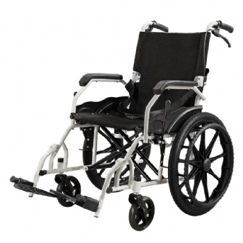 如康多功能大轮轮椅可折叠残疾人手推车老年人便携旅行轮椅代步车