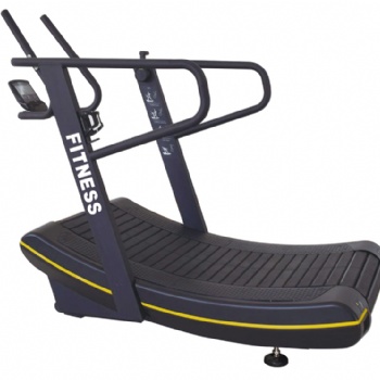 重庆健身器材厂家供应无动力跑步机弧形履带式跑步机商用