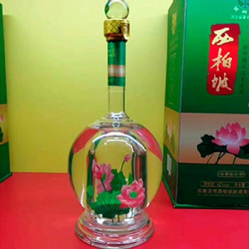 河北河间白酒玻璃瓶定制高硼硅玻璃工艺酒瓶