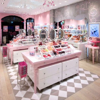 化妆品展柜 广州化妆品展柜设计