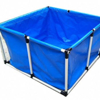 防漏水帆布水池定做 篷布储水池加工 环保无毒鱼池生产厂家