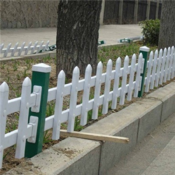 pvc塑钢护栏 草坪护栏 花园围栏 园林绿化护栏