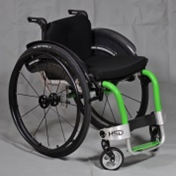 好思达致臻超轻运动轮椅座宽36绿色