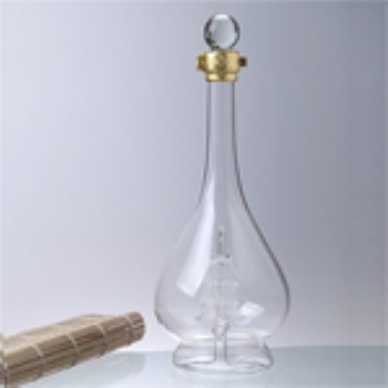 创意个性玻璃白酒瓶厂家生产内置造型酒瓶双层玻璃瓶
