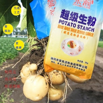 青州张瀚生粉厂家直供10*2kg马铃薯生粉