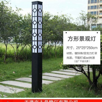 天津方形中式景观灯能做多高