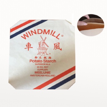 安徽宏甜厂家定做添加剂牛皮纸袋 生粉阀口袋 食品原料牛皮纸袋