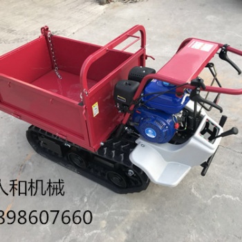 柴油履带式山地运输车 液压自卸履带翻斗车 自走式农用运输车