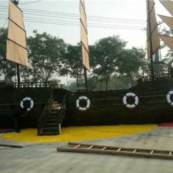 中国木船厂家 【海盗木船】仿古景观船厂家批发定做