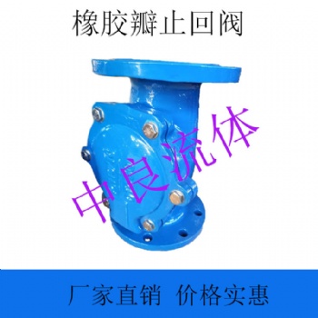 H44X橡胶瓣止回阀