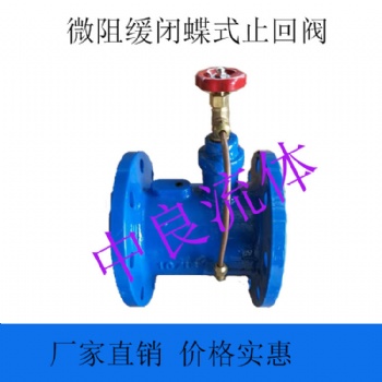 HH48/49微阻缓闭蝶式止回阀