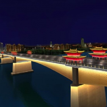 深圳LED河道夜景亮化设计方案