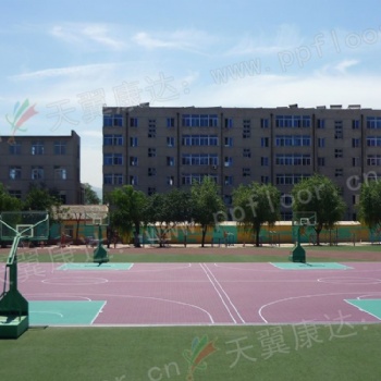 篮球场施工 篮球场建造 山东篮球场施工