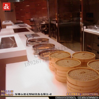 迪克厨房规划设计 分区合理通道畅通工作流程顺畅 自助餐台定制