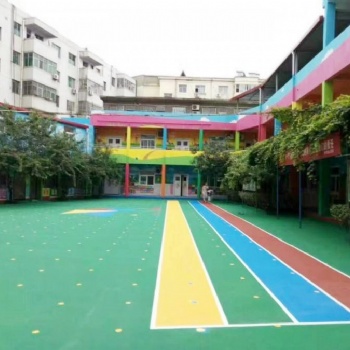 济宁汶上学校塑胶跑动和地坪漆生产厂家和施工报价