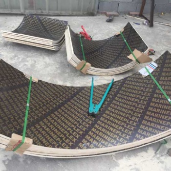 建筑圆木模板供货厂 圆木模板定制加厂模板厂家直供