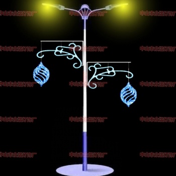 春节街道亮化 LED过街灯 中国梦图案灯 LED灯杆装饰灯