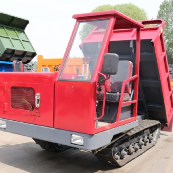 养殖工程用3.5吨橡胶履带式运输自卸车 农活农用短途 使用方便