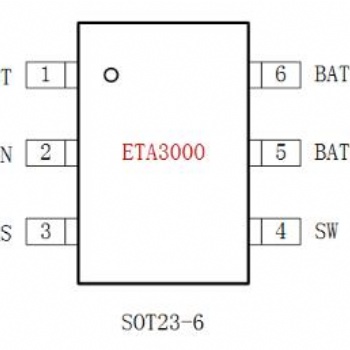 ETA3000一颗芯片均衡两串锂电池通过级联方式主动均衡可做到20节电池组的平衡可用于电子烟