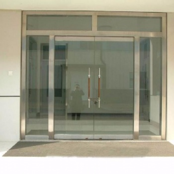 大港区生产安装不锈钢玻璃门 玻璃门定制型 欢迎订购