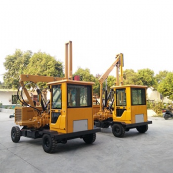 公路护栏打桩机销售 公路护栏压力打桩机 宝鸡高速公路护栏打桩机