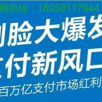 刷脸支付项目红利期，怎样代理刷脸支付?