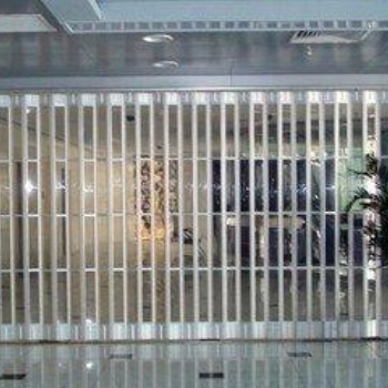 天津水晶推拉门、水晶卷帘门，水晶折叠门生产安装