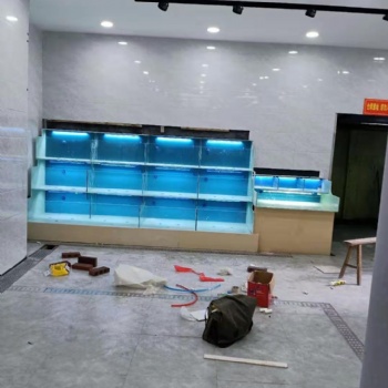 广州白云餐饮专业海鲜池定做公司 白云超市不锈钢移动海鲜池定做