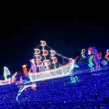 灯光秀设计厂家景区亮化