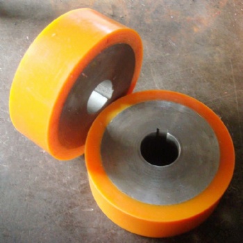 辽宁厂家各种设备耐磨聚氨酯轮旧件包胶辊包胶轮翻新