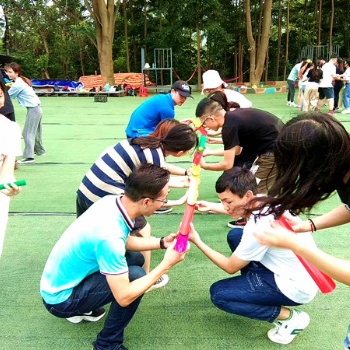 不愧是团建基地一朵花松山湖团建基地秋天又美又好玩