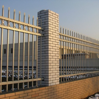 铁艺围墙护栏 围墙围栏 艺术围墙栏杆 烤漆院墙围栏 锌钢护栏
