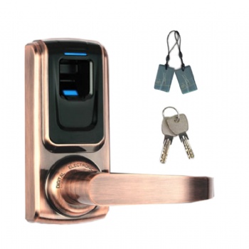 家用智能指纹锁 家居小型指纹锁 木门指纹门锁可刷卡