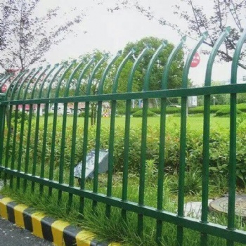 厂家供应小区道路绿化护栏 锌钢草坪护栏 景观护栏