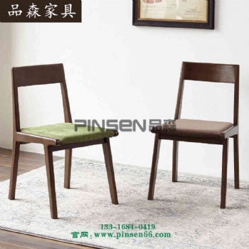 实木软包餐椅 美式餐桌椅定做 餐厅餐椅批发 餐椅报价 餐桌椅图片