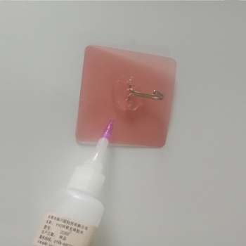 义乌无气味PVC透明胶片粘AS塑料挂钩胶水