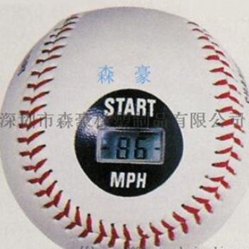 智能测速棒球 电子测速 硬式软木芯棒球
